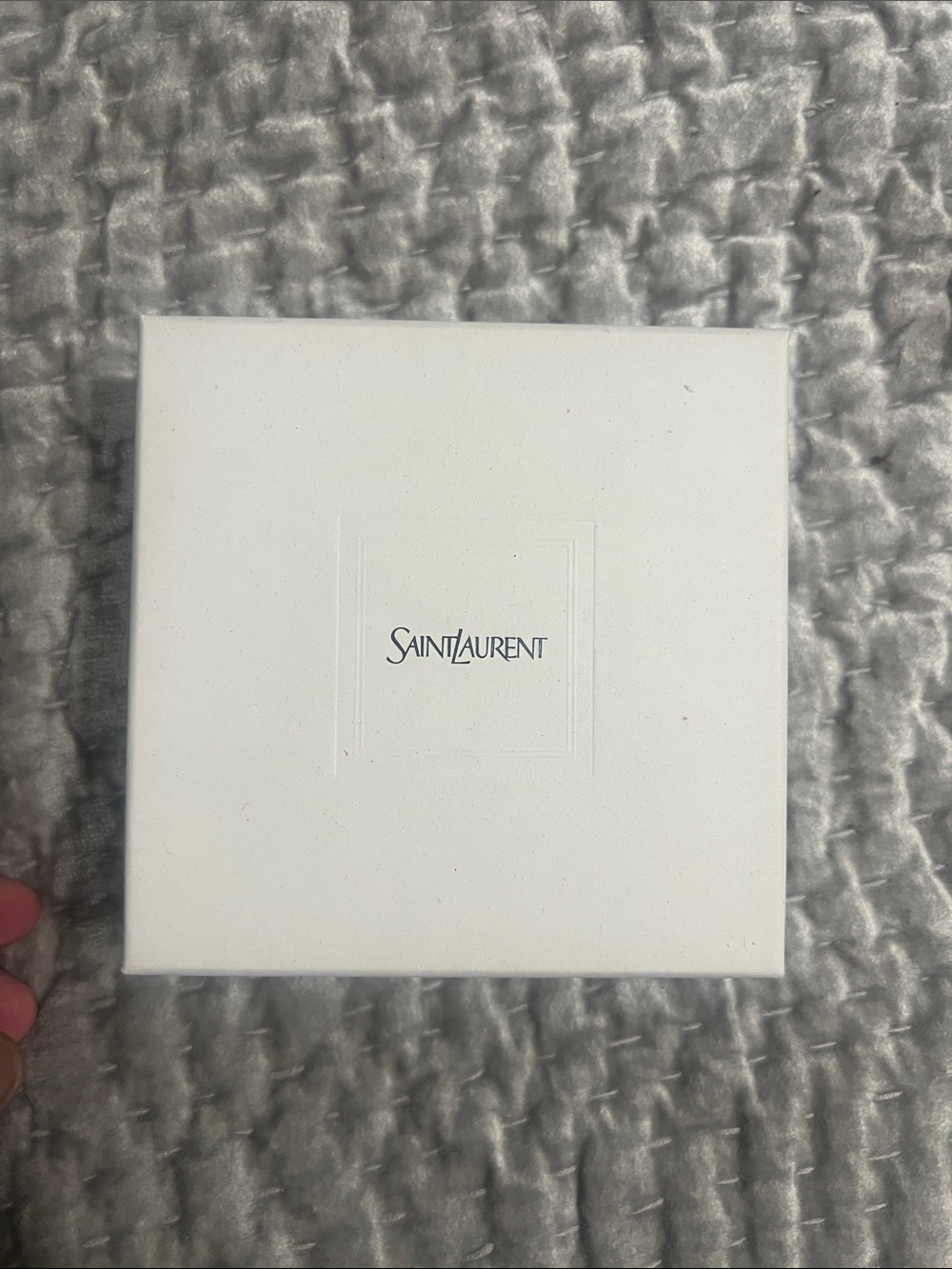Saint Laurent White Box with Black Logo